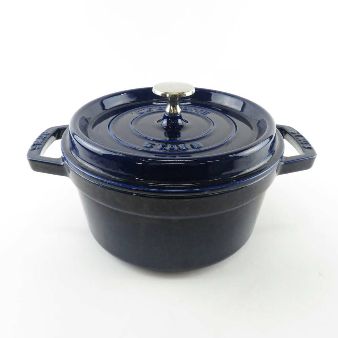 STAUB - STAUB ストウブ ピコココットラウンド 両手鍋 1点 鋳物