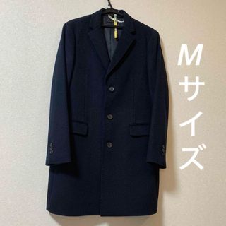 UNIQLOユニクロ ウールカシミヤチェスターコート 69NAVY M 美品