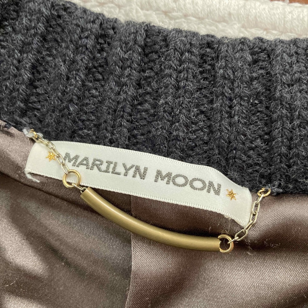 MARILYN MOON(マリリンムーン)のMARILYN MOON ニット　上着 レディースのジャケット/アウター(ニットコート)の商品写真