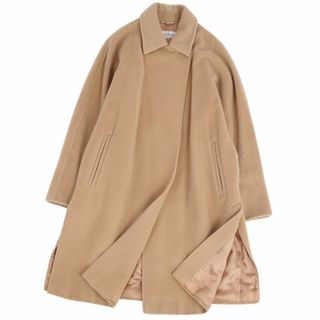 マックスマーラ(Max Mara)の美品 マックスマーラ Max Mara コート 白タグ ロングコート ウール カシミヤ アウター レディース イタリア製 JI38 USA4 GB6(M相当) ライトブラウン(その他)