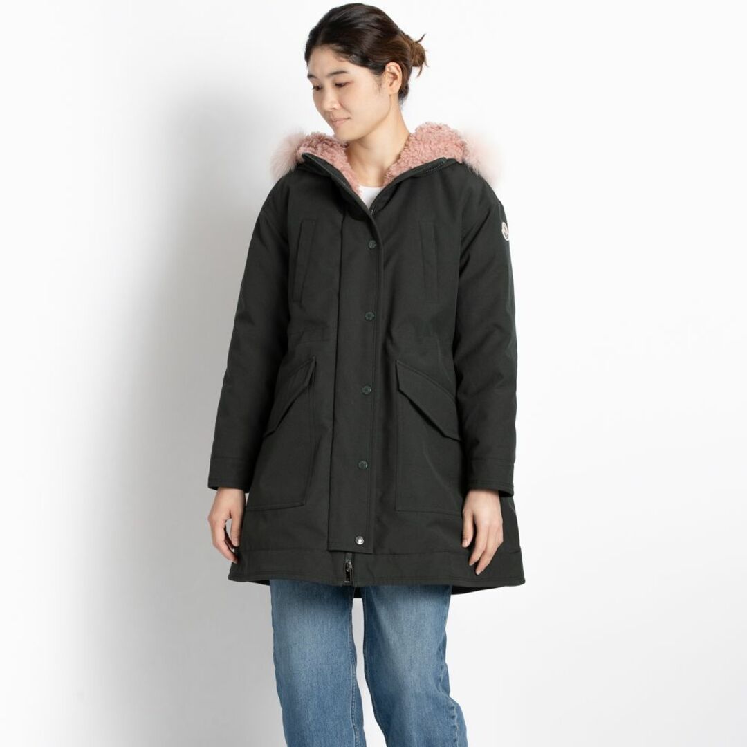 MONCLER(モンクレール)のモンクレール MONCLER ダウンジャケット フォックスファー ボア 14A レディースのジャケット/アウター(ダウンジャケット)の商品写真