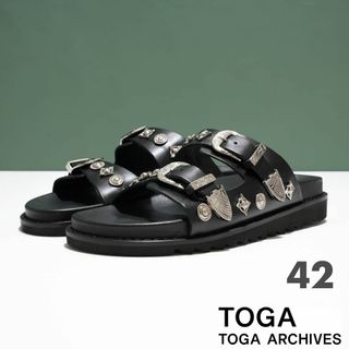 トーガビリリース(TOGA VIRILIS)の新品 TOGA VIRILIS BUCKLE SANDALS(サンダル)