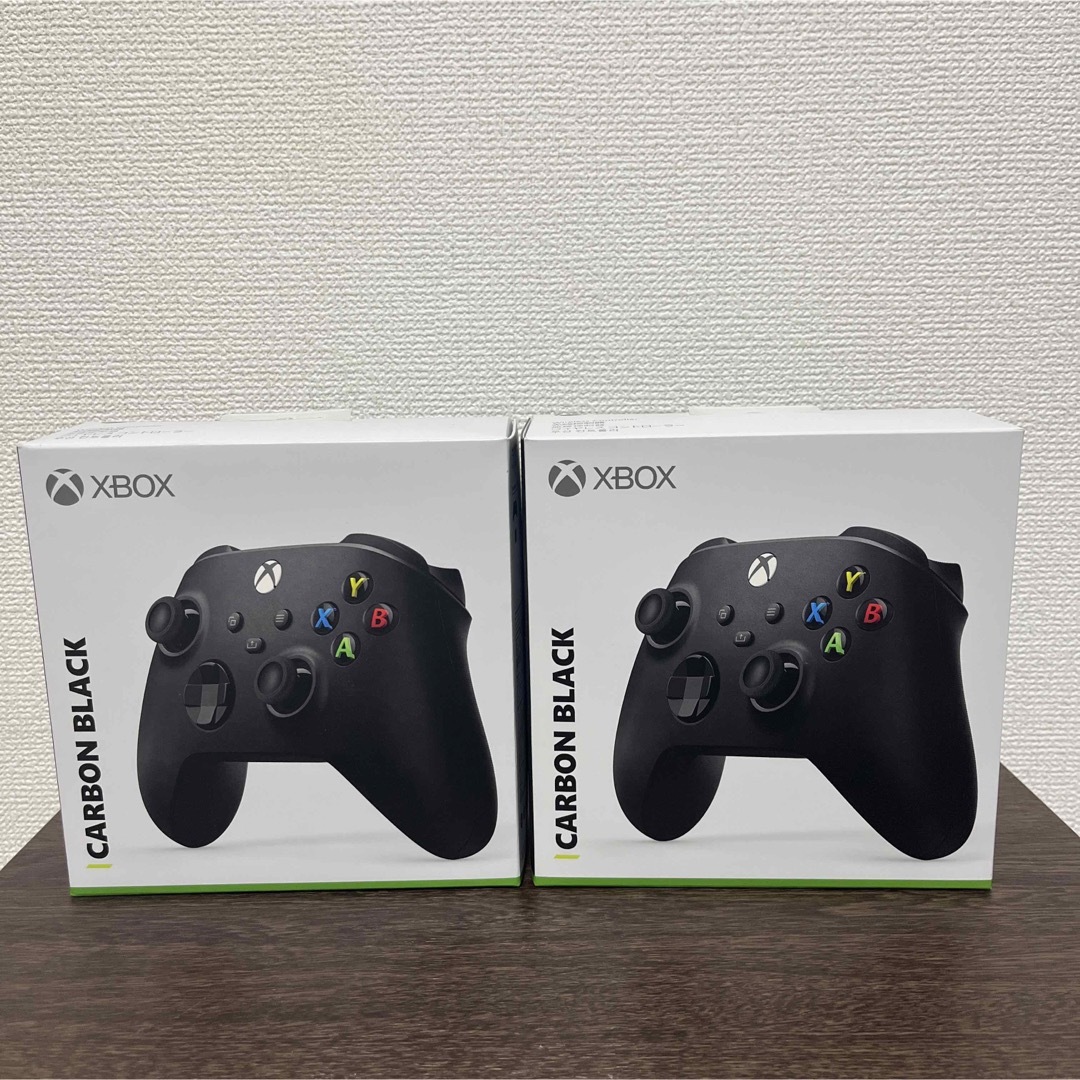 【純正品】Xbox ワイヤレス コントローラー (カーボン ブラック) 2セット | フリマアプリ ラクマ