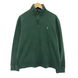 ラルフローレン(Ralph Lauren)の古着 ラルフローレン Ralph Lauren POLO RALPH LAUREN コットンニットハーフジップセーター メンズL /eaa395676(ニット/セーター)