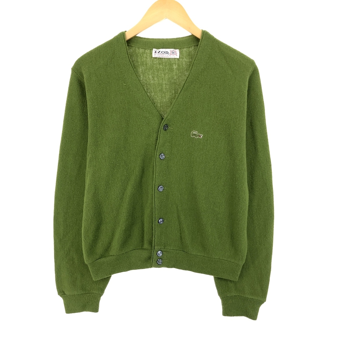 LACOSTE - 古着 60~70年代 ラコステ LACOSTE IZOD ニットカーディガン