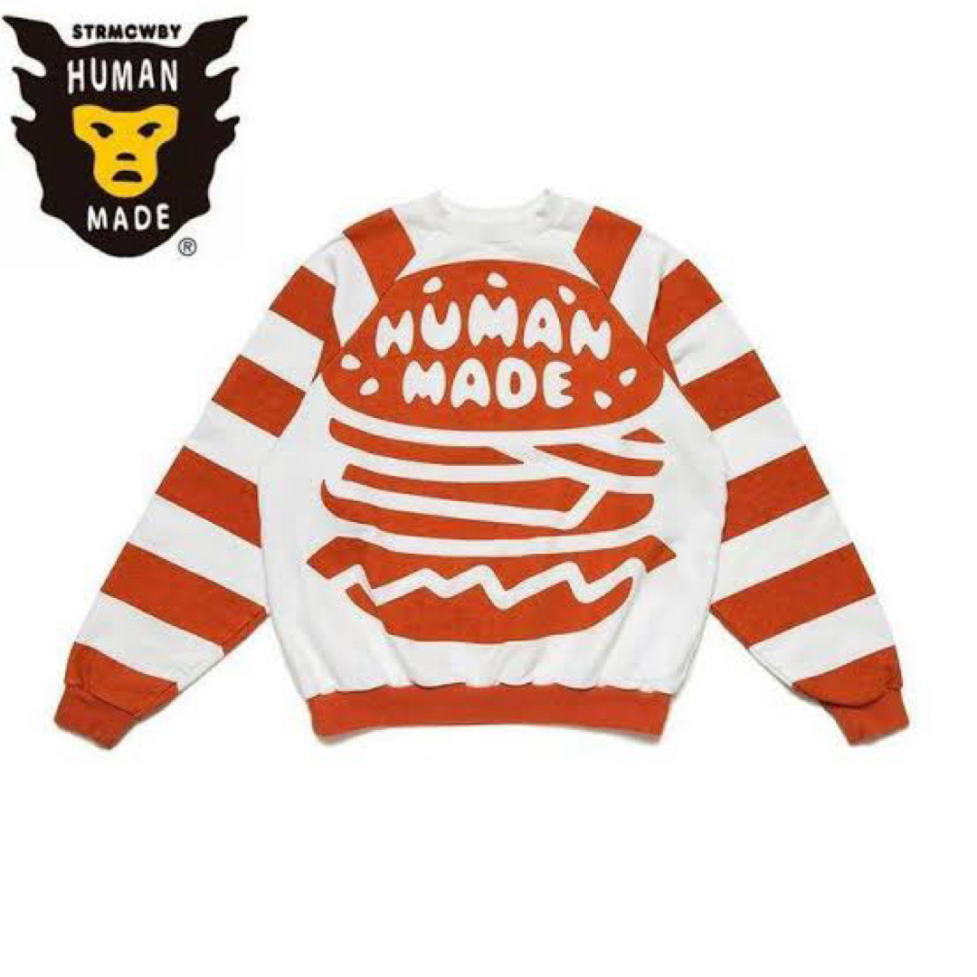 新品未使用☆ HUMAN MADE ハンバーガー スウェット-