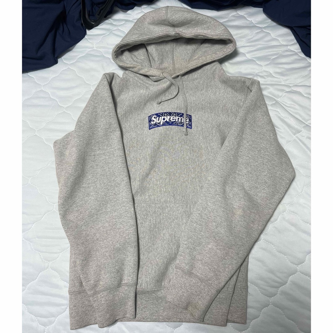 トップスSupreme box logo bandana hooded Mサイズ