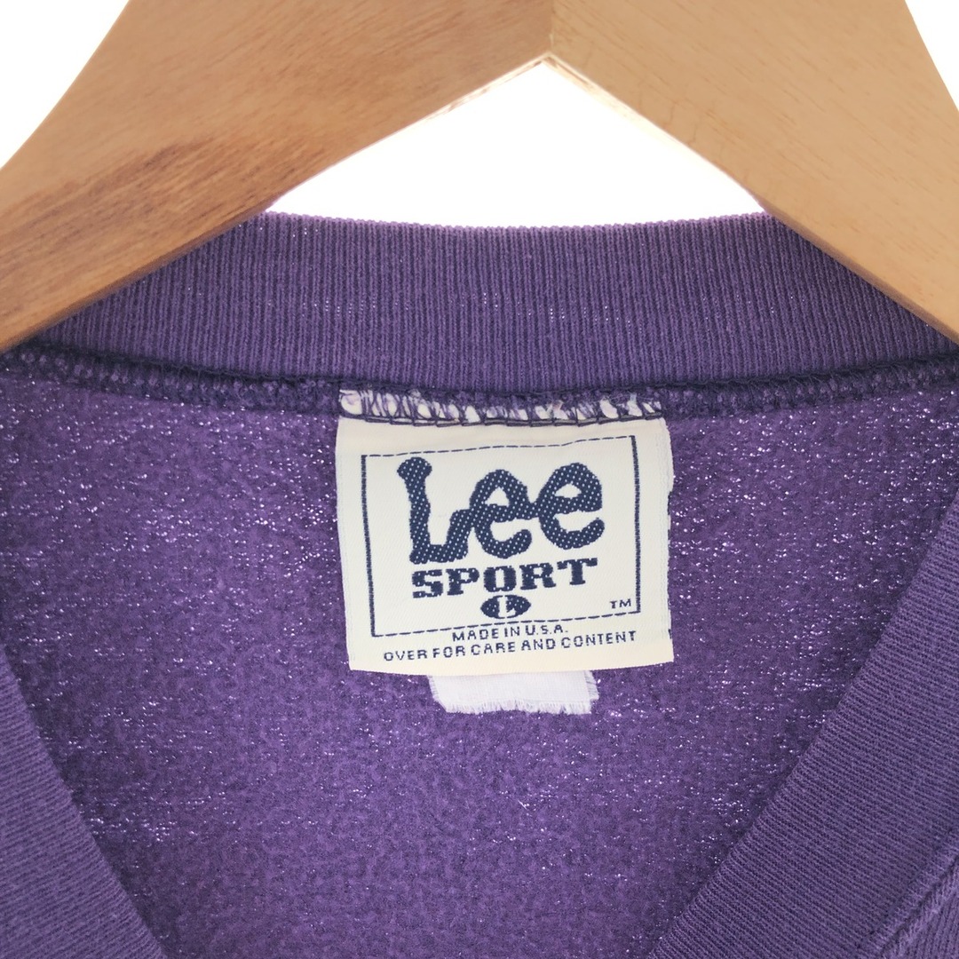 Lee(リー)の古着 リー Lee NFL MINNESOTA VIKINGS ミネソタバイキングス プリントスウェットシャツ トレーナー USA製 メンズL ヴィンテージ /eaa381084 メンズのトップス(スウェット)の商品写真