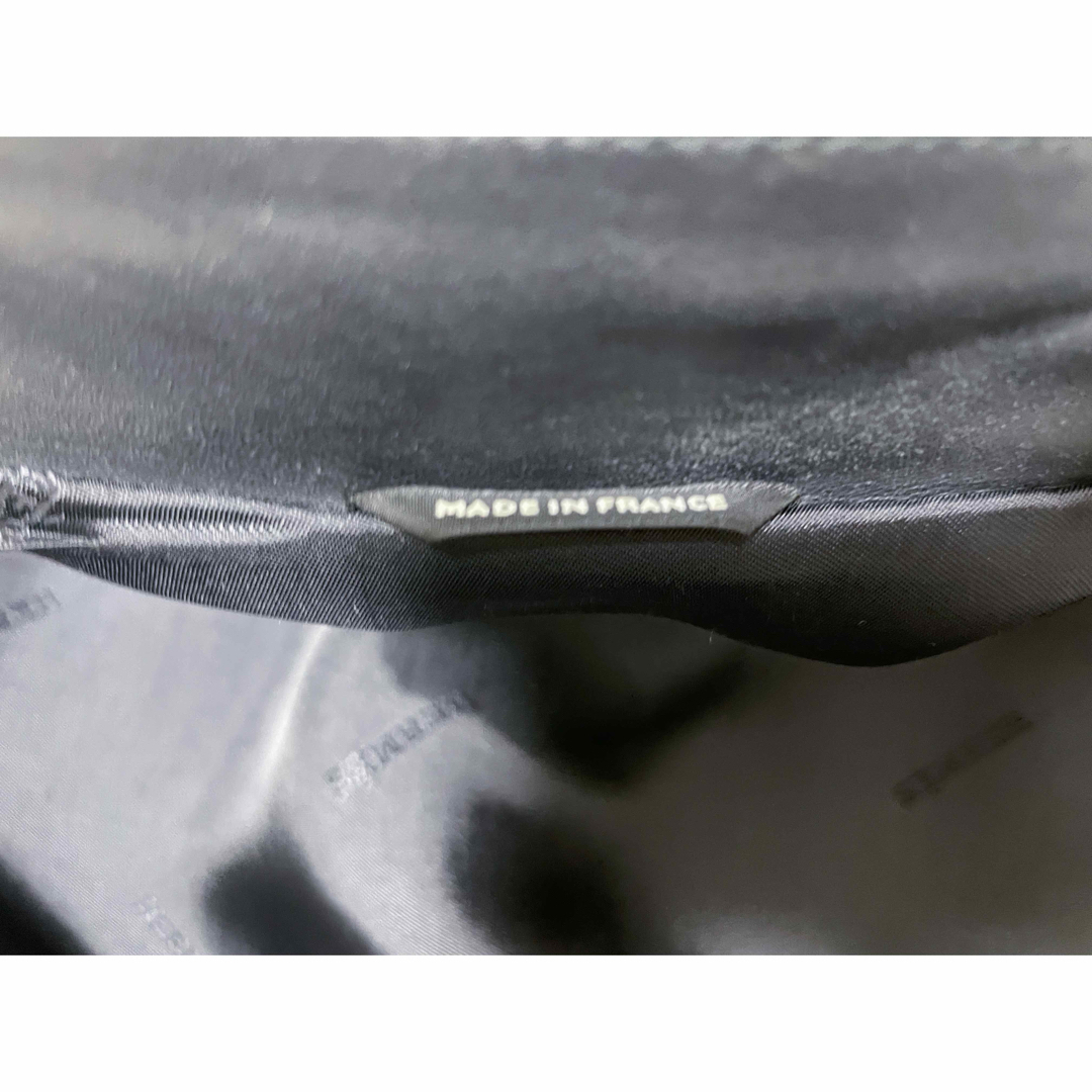 Hermes(エルメス)のHermès エルメス レザーブルゾン 52 カーフ ライダースジャケット 黒 メンズのジャケット/アウター(ライダースジャケット)の商品写真