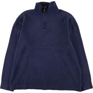 ラルフローレン(Ralph Lauren)の古着 ラルフローレン Ralph Lauren POLO by Ralph Lauren コットンニットハーフジップセーター メンズL /eaa394569(ニット/セーター)