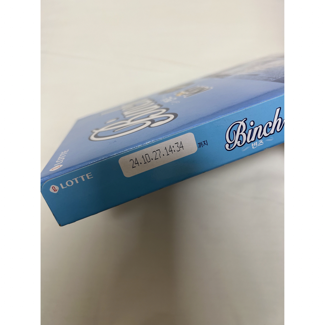 韓国限定 ロッテBinch & kiriクリームチーズ コラボ クッキー 24枚 食品/飲料/酒の食品(菓子/デザート)の商品写真