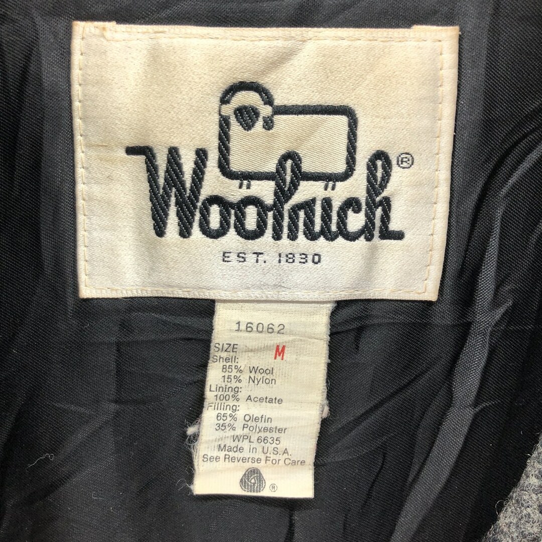 WOOLRICH(ウールリッチ)の古着 70年代 ウールリッチ WOOLRICH チェック柄 ウールジャケット USA製 メンズM ヴィンテージ /eaa396778 メンズのジャケット/アウター(その他)の商品写真