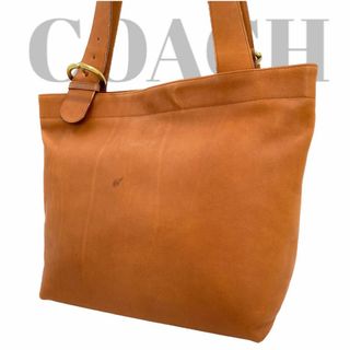 ◇美品◆ COACH コーチ 約6.2万 総本革 レザートートバッグ 鞄