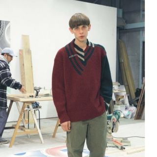 kolor 18AW プルオーバーウールブルゾン 3 ジャケット