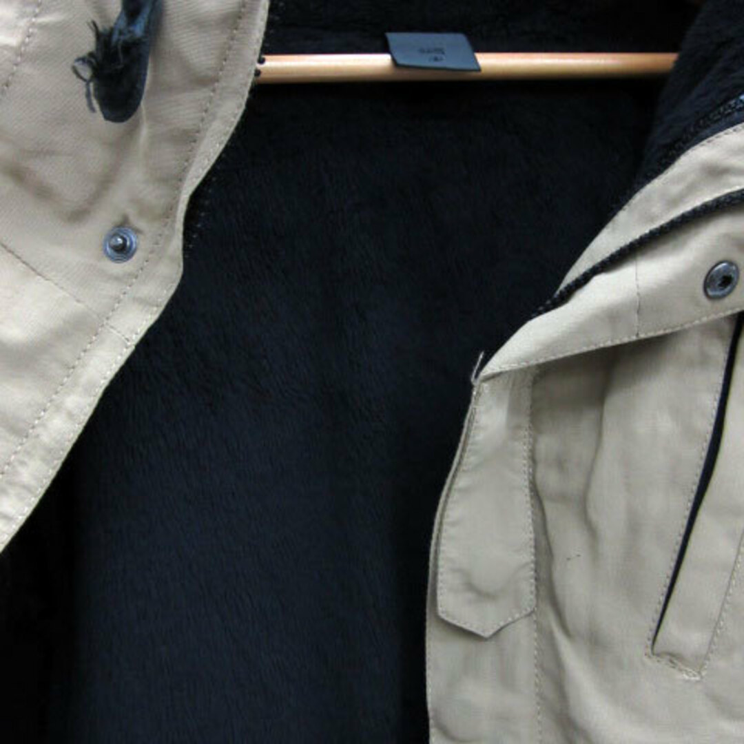 HARE(ハレ)のハレ マウンテンパーカージャケット ミドル丈 ライナー付き 総裏地 S ベージュ メンズのジャケット/アウター(マウンテンパーカー)の商品写真