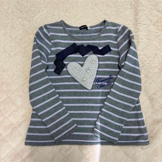 ベベ(BeBe)の女の子、裏起毛トップス、サイズ130、べべ(Tシャツ/カットソー)