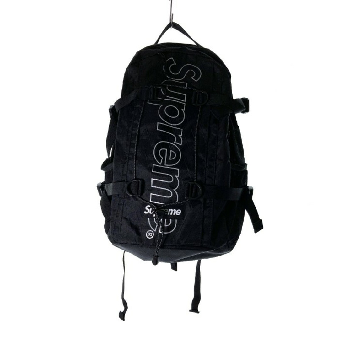 30cm縦★SUPREME シュプリーム 18AW Backpack バックパック リュック 24L ブラック