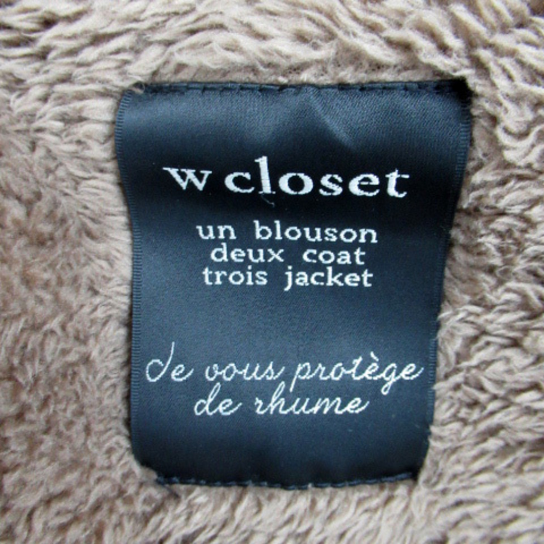 w closet(ダブルクローゼット)のダブルクローゼット モッズコート ミリタリーコート ライナー付き F カーキ レディースのジャケット/アウター(モッズコート)の商品写真