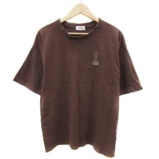 ピーナッツ(PEANUTS)のピーナッツ Tシャツ カットソー 半袖 チャーリーブラウン 刺繍 バックプリント(Tシャツ/カットソー(半袖/袖なし))