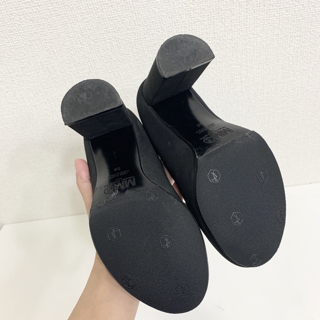 Maison Martin Margiela(マルタンマルジェラ)の【美品裏張り済】 マルジェラ Maison Margiela MM6 黒　レザー レディースの靴/シューズ(ブーツ)の商品写真