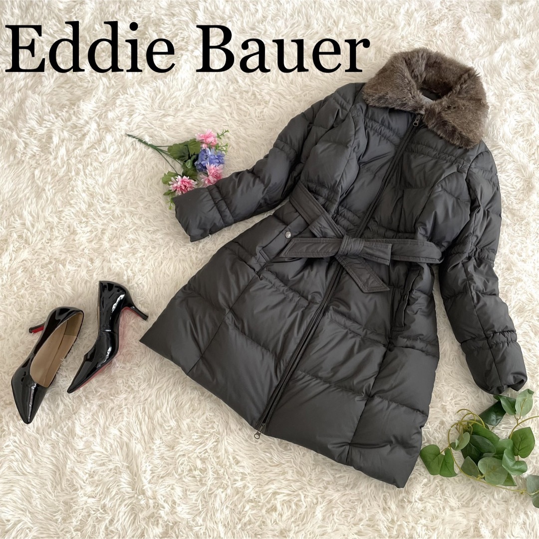 Eddie Bauer - 【定番】エディーバウアー ファー付き ロングダウン ...