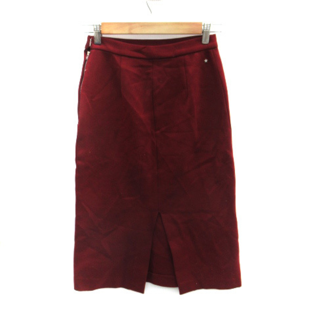 CONVERSE(コンバース)のコンバース CONVERSE フレアスカート ミモレ丈 赤 レッド レディースのスカート(ひざ丈スカート)の商品写真
