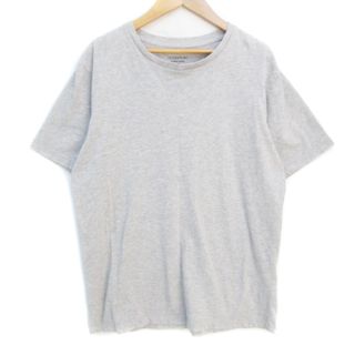 グローバルワーク(GLOBAL WORK)のグローバルワーク Tシャツ カットソー 半袖 クルーネック M 杢グレー(Tシャツ/カットソー(半袖/袖なし))