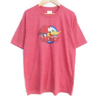 アザー(other)のウッディウッドペッカー Tシャツ カットソー 半袖 クルーネック プリント L(Tシャツ/カットソー(半袖/袖なし))