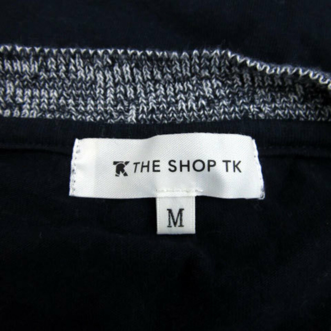 THE SHOP TK(ザショップティーケー)のザショップティーケー ニット セーター 長袖 ラウンドネック M ネイビー 紺 メンズのトップス(ニット/セーター)の商品写真