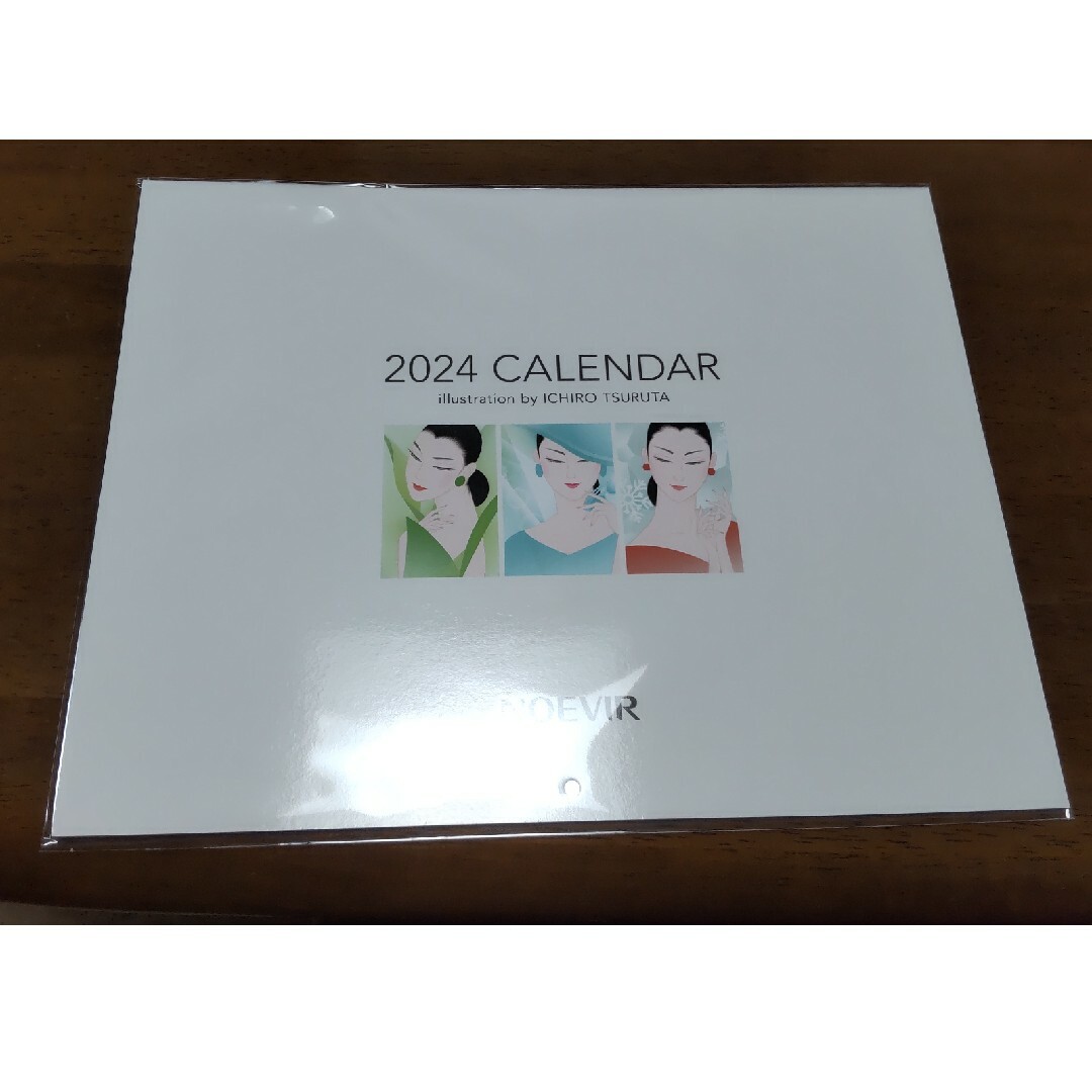 ノエビア　壁掛けカレンダー2024　鶴田一郎さん インテリア/住まい/日用品の文房具(カレンダー/スケジュール)の商品写真