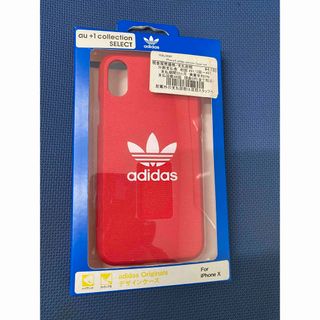 アディダス(adidas)のiPhoneX  iPhone ケース   アディダス　赤(iPhoneケース)