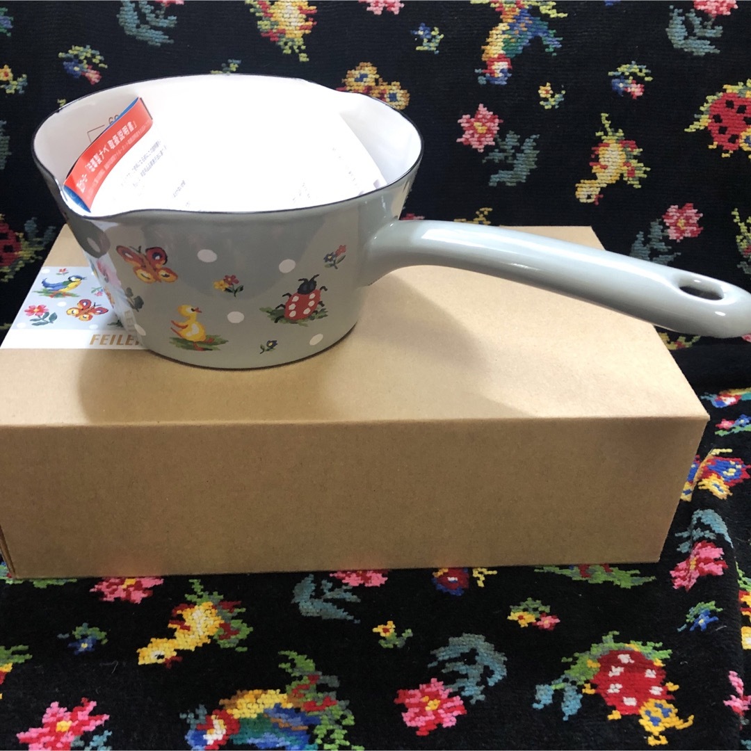 FEILER - 【新品】ホーロー ミルクパン フェイラー ハイジの通販 FEILER - 【新品】ホーロー ミルクパン フェイラー ハイジの通販