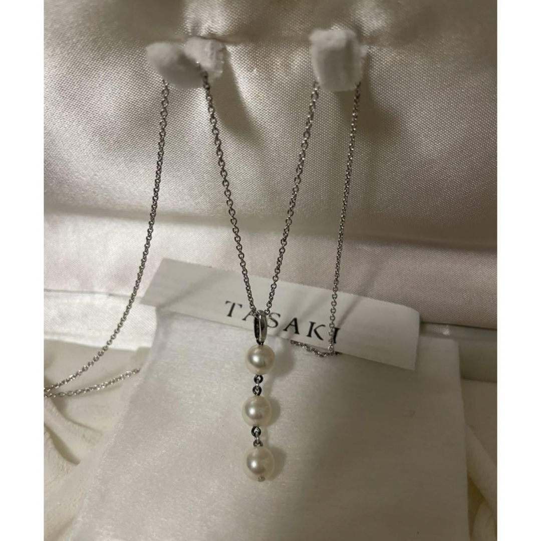 TASAKI - 田崎真珠ネックレス 3連パール お上品 レアーの通販 by TASAKI - 田崎真珠ネックレス 3連パール お上品 レアーの通販 by