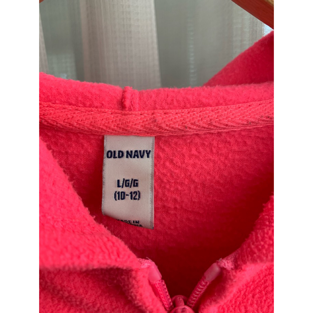 Old Navy(オールドネイビー)のオールドネイビー◆フリースパーカー◆10-12歳 キッズ/ベビー/マタニティのキッズ服女の子用(90cm~)(ジャケット/上着)の商品写真