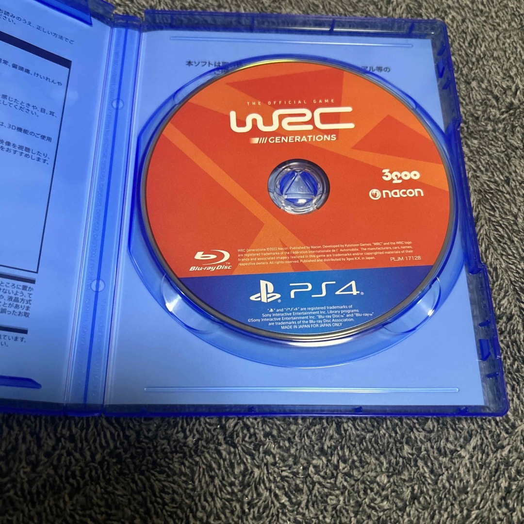 PlayStation4(プレイステーション4)の【美品】PS4 WRCジェネレーションズ　PS5アップグレード対応 エンタメ/ホビーのゲームソフト/ゲーム機本体(家庭用ゲームソフト)の商品写真