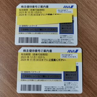 エーエヌエー(ゼンニッポンクウユ)(ANA(全日本空輸))のANA　株主優待　割引券　2枚(航空券)