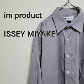 希少 ビンテージ im product ISSEY MIYAKE 刺繍比翼シャツ