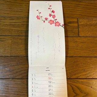 オグラサンソウ(小倉山荘)のをぐら花ひとえ2024年　壁掛け式書き込みカレンダー(カレンダー/スケジュール)