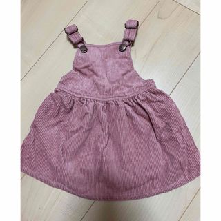 ザラキッズ(ZARA KIDS)のZARA コーデュロイ　サロペットスカート(スカート)