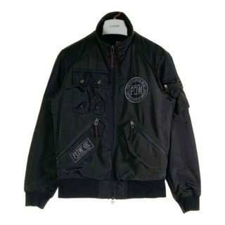 アヴィレックス(AVIREX)の★AVIREX アヴィレックス P.D.W フライトジャケット ジャケット 上着 Jacket 6662004 CWU ファンクションジャケット ブラック size-(ブルゾン)