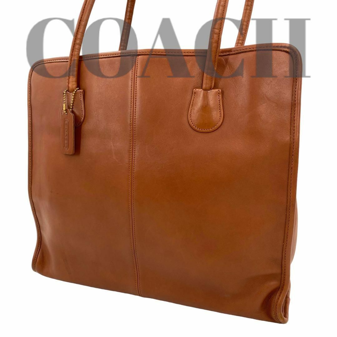 オールドコーチ 肩掛け トートバッグ COACH レザー A4可 7303 | フリマアプリ ラクマ