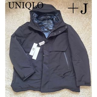 ユニクロ(UNIQLO)の即完品！未使用！！UNIQLO ＋J ハイブリッドダウンオーバーサイズパーカ(ダウンジャケット)