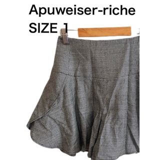 アプワイザーリッシェ(Apuweiser-riche)の未使用タグ付 Apuweiser-riche アプワイザーリッシェ スカート 1(ミニスカート)