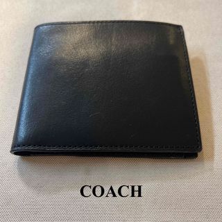 コーチ(COACH)の【未使用に近い】コーチ　COACH 二つ折り　財布(折り財布)