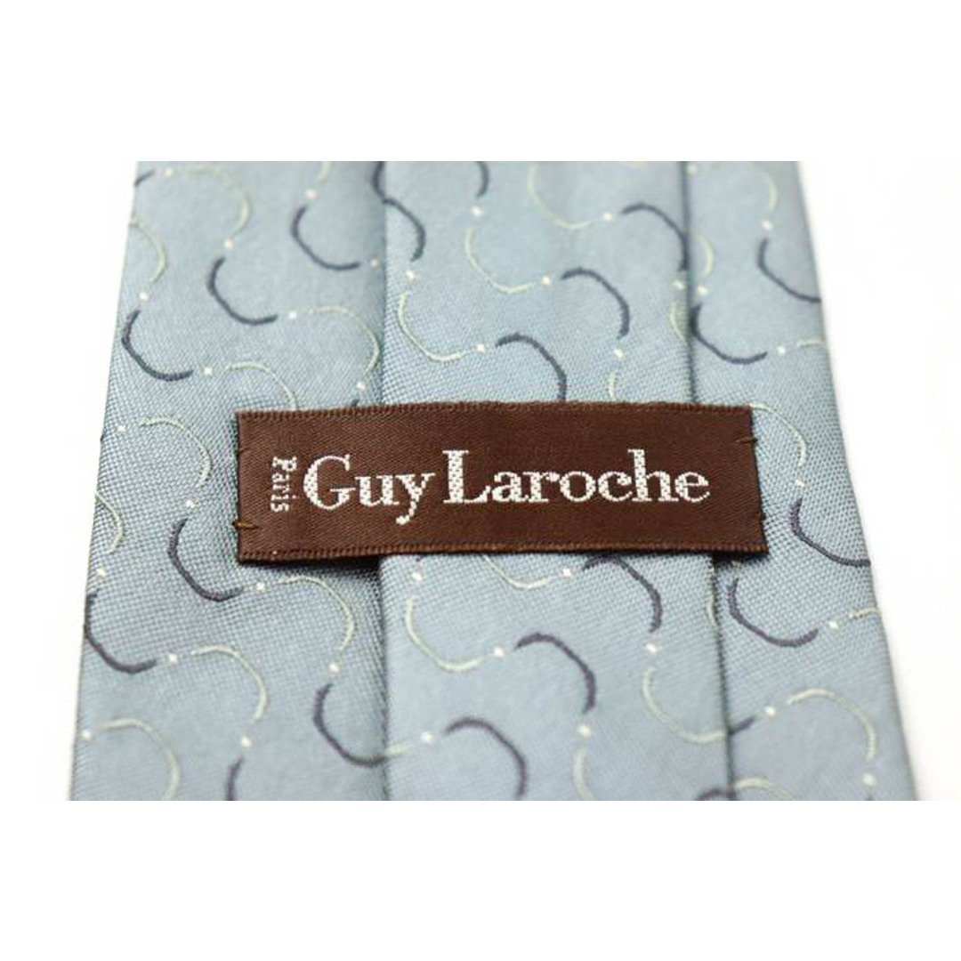 Guy Laroche(ギラロッシュ)のギラロッシュ ブランド ネクタイ シルク 小紋柄 総柄 メンズ ブルー Guy Laroche メンズのファッション小物(ネクタイ)の商品写真