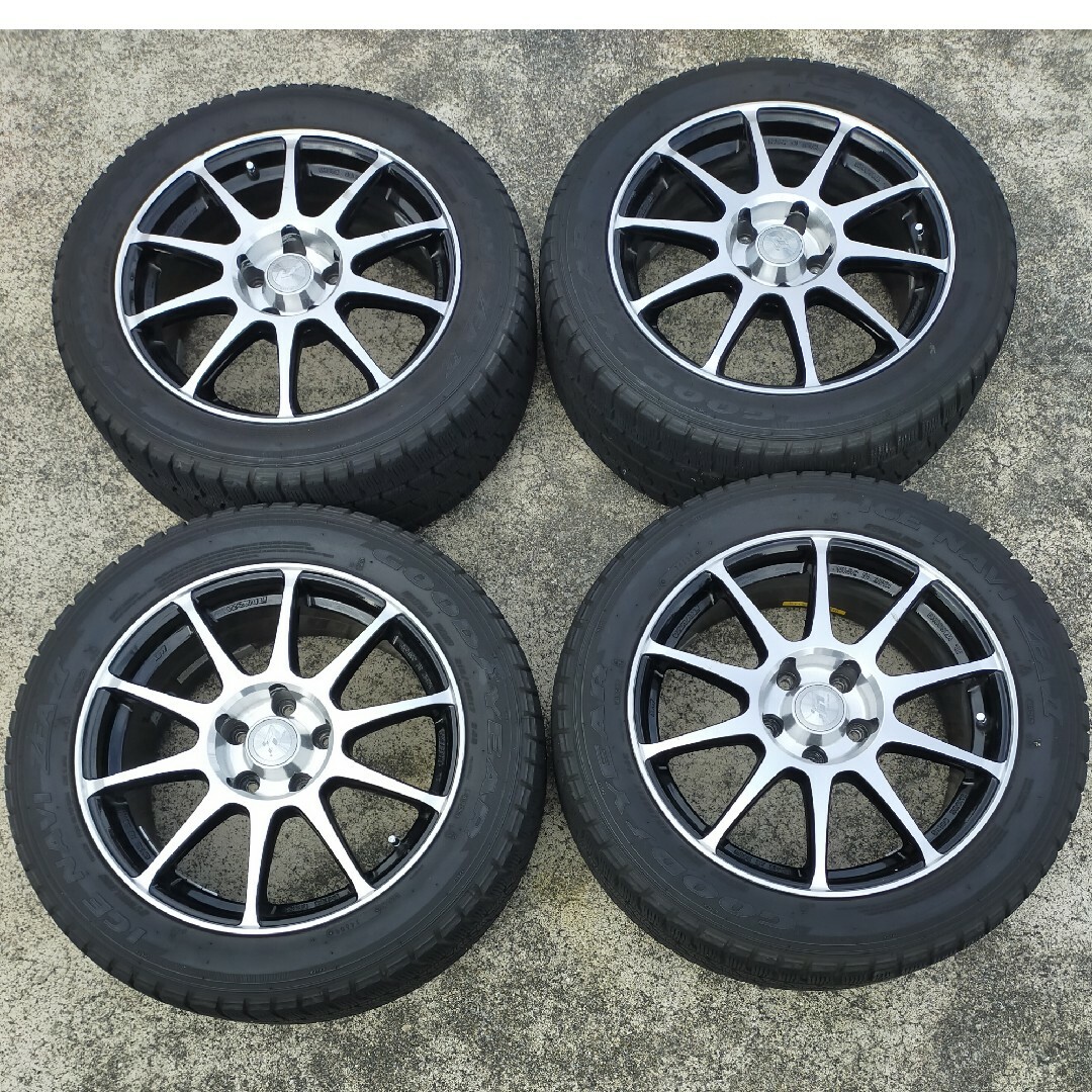 ENKEI(エンケイ)のエンケイ　ホイール日本製　グッドイヤーZEA2　スタッドレス　215/55R17 自動車/バイクの自動車(タイヤ・ホイールセット)の商品写真