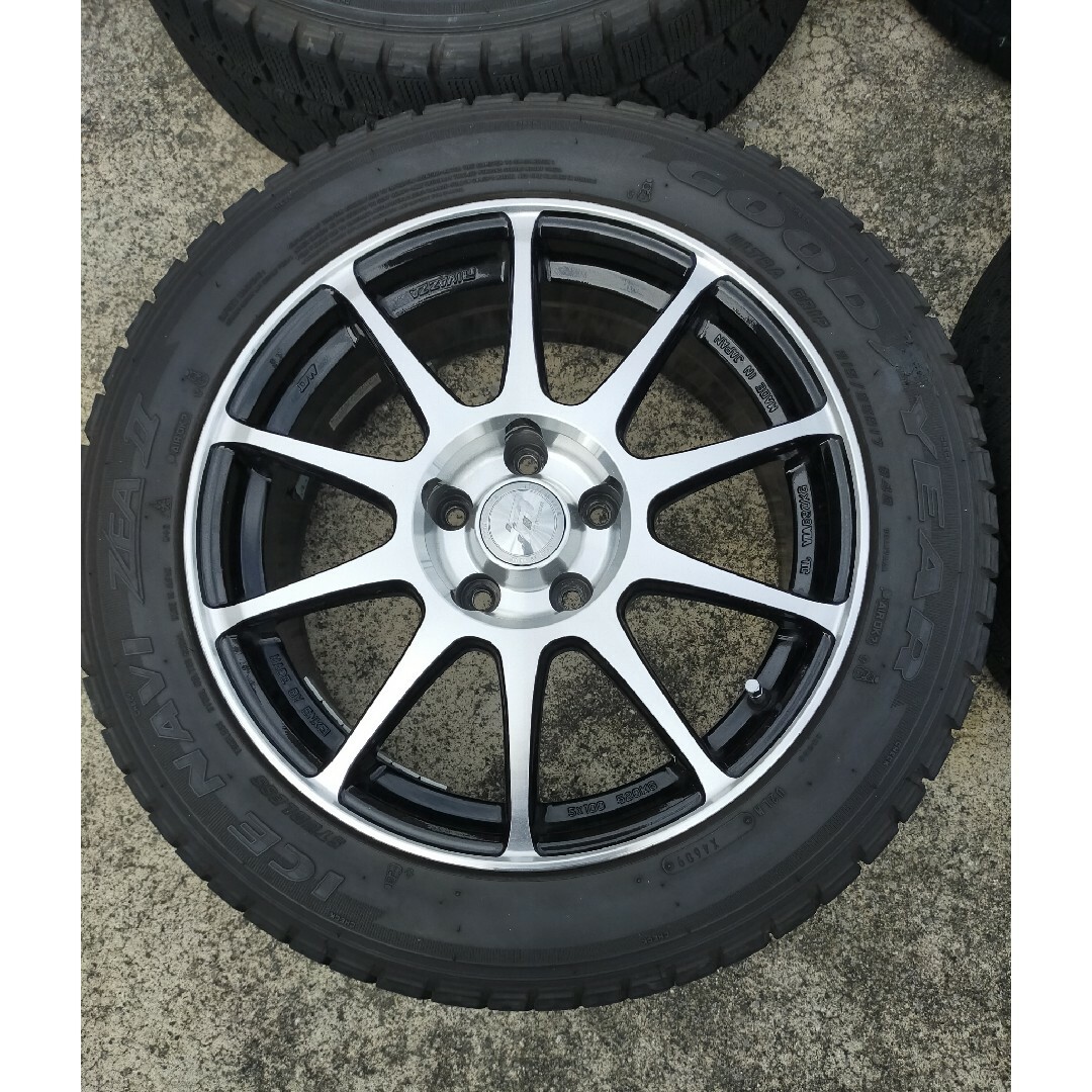 ENKEI(エンケイ)のエンケイ　ホイール日本製　グッドイヤーZEA2　スタッドレス　215/55R17 自動車/バイクの自動車(タイヤ・ホイールセット)の商品写真