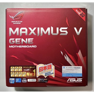 エイスース(ASUS)のASUS MAXIMUS V GENE Z77 LGA1155 マザーボード(PCパーツ)