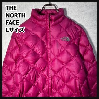 ザノースフェイス(THE NORTH FACE)のノースフェイス】パディングダウンジャケット　ピンク　600刺繍　ワンポイントKI(ダウンジャケット)