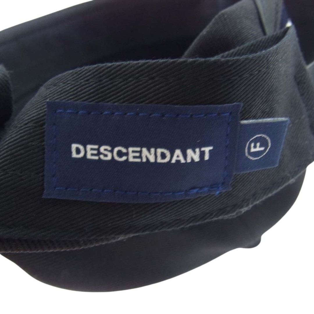 DESCENDANT ディセンダント キャップ 22AW 222HCDS-HT06 MOUNTAIN RANGE GOLF スナップ バック キャップ ブラック系【極上美品】約16cm頭回り